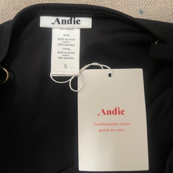 Andie The Amalfi One-Piece - Black S *Brand New* - Picture 5 of 6